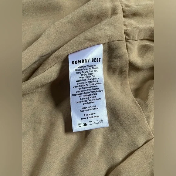 Aritzia Sunday Best Savoy Wrap Dress Size 4 - Picture 11 of 12